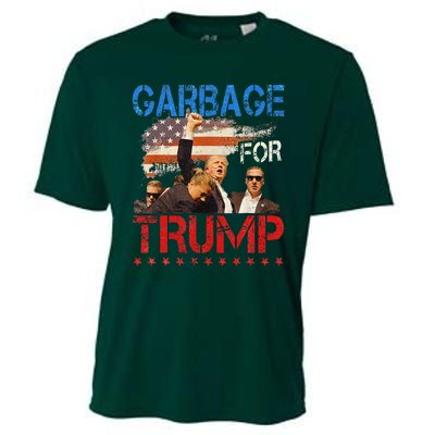 Trump 2024 Election Proud To Be Garbage Vote Trump President Cooling Performance Crew T-Shirt