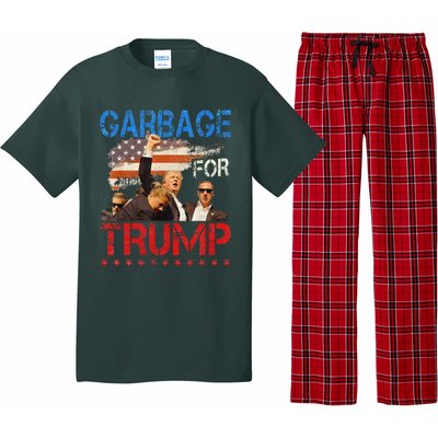 Trump 2024 Election Proud To Be Garbage Vote Trump President Pajama Set