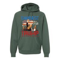 Trump 2024 Election Proud To Be Garbage Vote Trump President Premium Hoodie