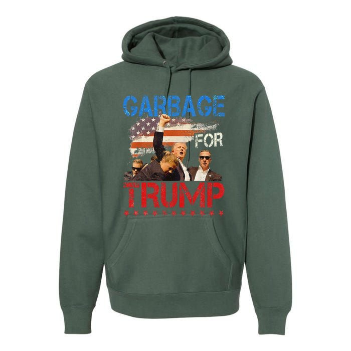 Trump 2024 Election Proud To Be Garbage Vote Trump President Premium Hoodie