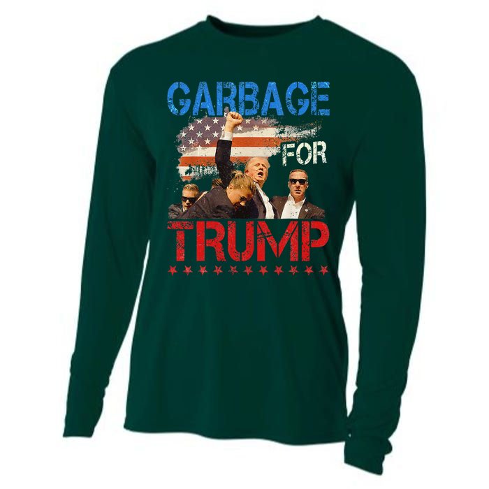 Trump 2024 Election Proud To Be Garbage Vote Trump President Cooling Performance Long Sleeve Crew