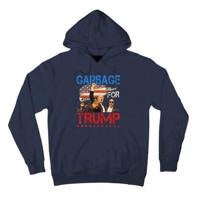 Trump 2024 Election Proud To Be Garbage Vote Trump President Tall Hoodie