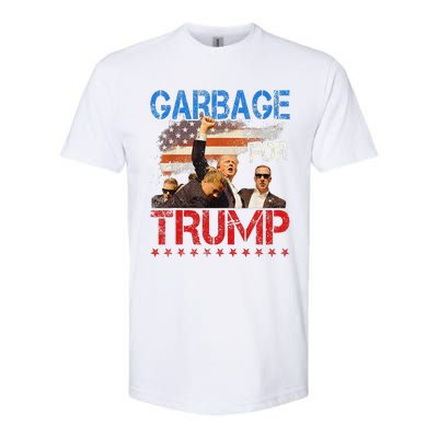 Trump 2024 Election Proud To Be Garbage Vote Trump President Softstyle CVC T-Shirt