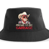 Trump 2024 Election Proud To Be Garbage Vote Trump President Sustainable Bucket Hat