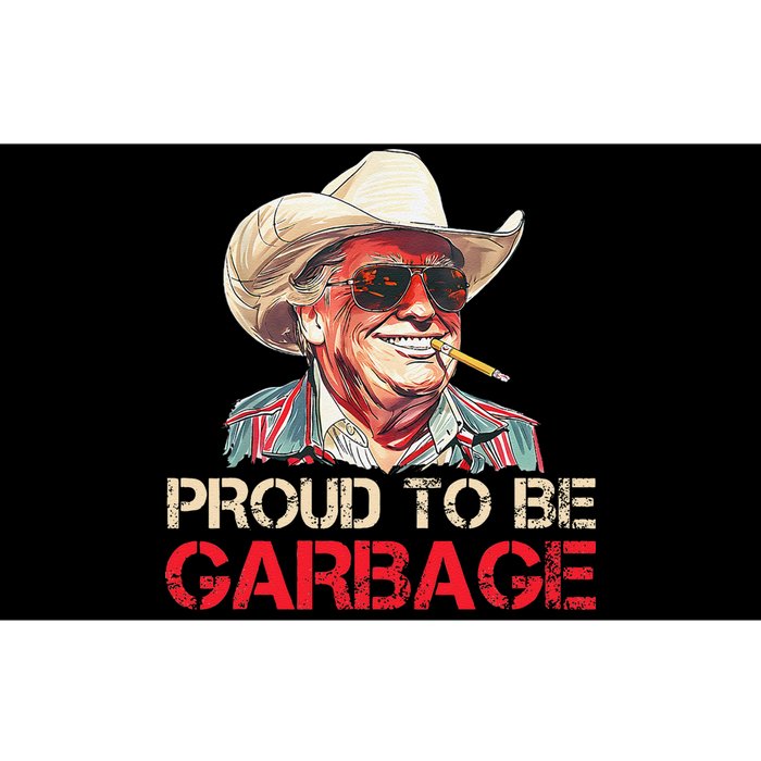 Trump 2024 Election Proud To Be Garbage Vote Trump President Bumper Sticker