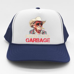 Trump 2024 Election Proud To Be Garbage Vote Trump President Trucker Hat