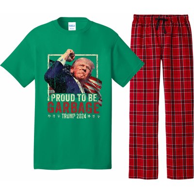 Trump 2024 Election Proud To Be Garbage Vote Trump President Pajama Set