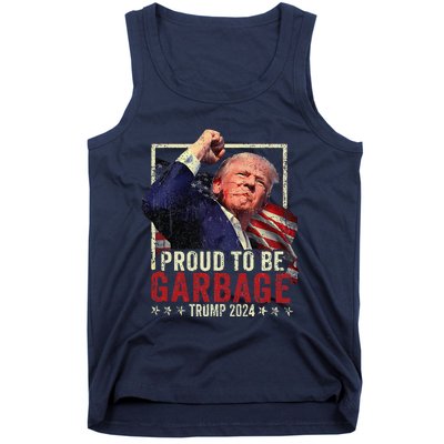 Trump 2024 Election Proud To Be Garbage Vote Trump President Tank Top