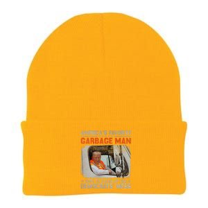 Trump 2024 Election Trump Garbage Man Vote Trump President Knit Cap Winter Beanie