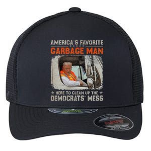 Trump 2024 Election Trump Garbage Man Vote Trump President Flexfit Unipanel Trucker Cap