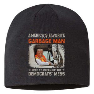 Trump 2024 Election Trump Garbage Man Vote Trump President Sustainable Beanie