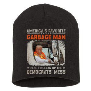 Trump 2024 Election Trump Garbage Man Vote Trump President Short Acrylic Beanie