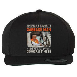 Trump 2024 Election Trump Garbage Man Vote Trump President Wool Snapback Cap