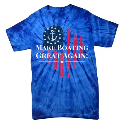 Trump 2024 Election American Flag Tie-Dye T-Shirt