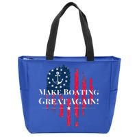 Trump 2024 Election American Flag Zip Tote Bag