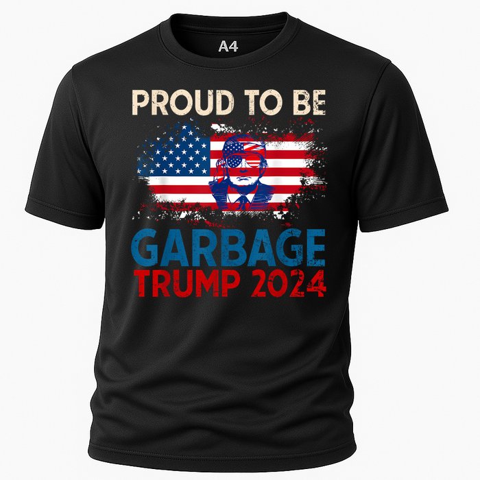 Trump 2024 Election Proud To Be Garbage Vote Trump President Cooling Performance Crew T-Shirt