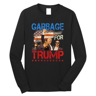 Trump 2024 Election Proud To Be Garbage Vote Trump President Long Sleeve Shirt