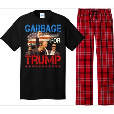 Trump 2024 Election Proud To Be Garbage Vote Trump President Pajama Set