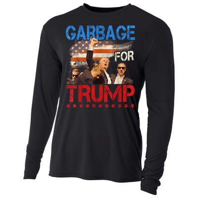 Trump 2024 Election Proud To Be Garbage Vote Trump President Cooling Performance Long Sleeve Crew