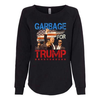 Trump 2024 Election Proud To Be Garbage Vote Trump President Womens California Wash Sweatshirt