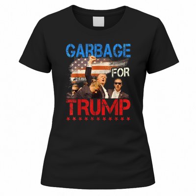 Trump 2024 Election Proud To Be Garbage Vote Trump President Women's T-Shirt