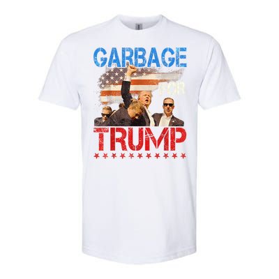 Trump 2024 Election Proud To Be Garbage Vote Trump President Softstyle CVC T-Shirt