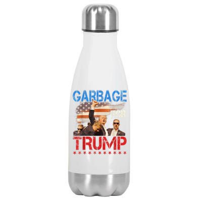 Trump 2024 Election Proud To Be Garbage Vote Trump President Stainless Steel Insulated Water Bottle