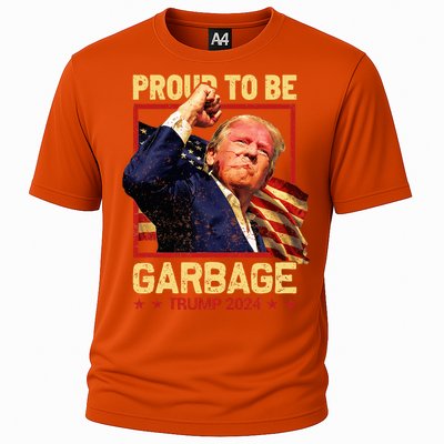 Trump 2024 Election Proud To Be Garbage Vote Trump President Cooling Performance Crew T-Shirt