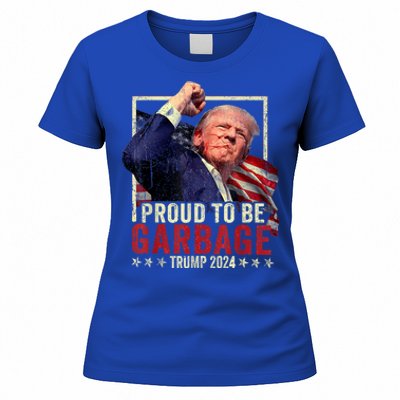 Trump 2024 Election Proud To Be Garbage Vote Trump President Women's T-Shirt