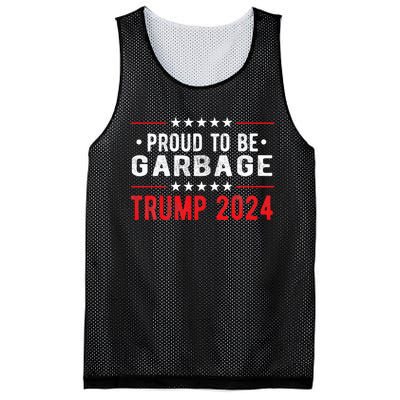 Trump 2024 Election Proud To Be Garbage Vote Trump President Mesh Reversible Basketball Jersey Tank