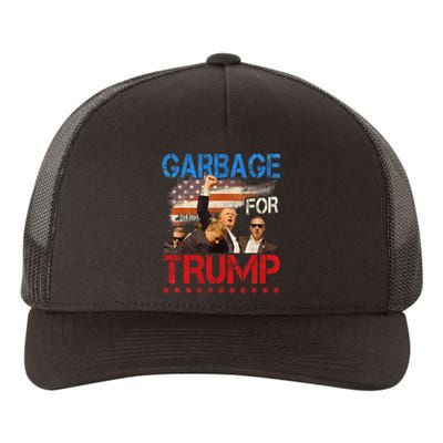 Trump 2024 Election Proud To Be Garbage Vote Trump President Yupoong Adult 5-Panel Trucker Hat