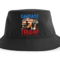 Trump 2024 Election Proud To Be Garbage Vote Trump President Sustainable Bucket Hat