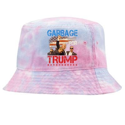 Trump 2024 Election Proud To Be Garbage Vote Trump President Tie-Dyed Bucket Hat