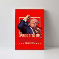 Trump 2024 Election Proud To Be Garbage Vote Trump President Canvas