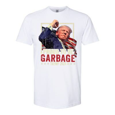 Trump 2024 Election Proud To Be Garbage Vote Trump President Softstyle CVC T-Shirt