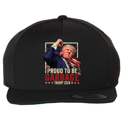 Trump 2024 Election Proud To Be Garbage Vote Trump President Wool Snapback Cap