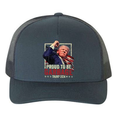 Trump 2024 Election Proud To Be Garbage Vote Trump President Yupoong Adult 5-Panel Trucker Hat