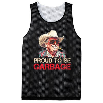 Trump 2024 Election Proud To Be Garbage Vote Trump President Mesh Reversible Basketball Jersey Tank