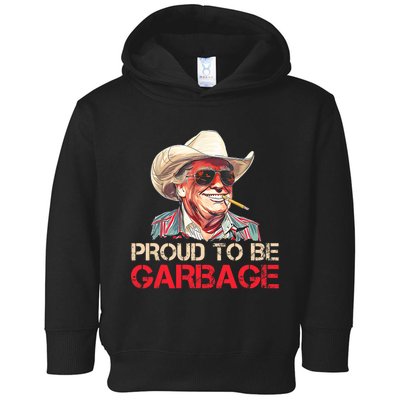 Trump 2024 Election Proud To Be Garbage Vote Trump President Toddler Hoodie