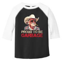 Trump 2024 Election Proud To Be Garbage Vote Trump President Toddler Fine Jersey T-Shirt