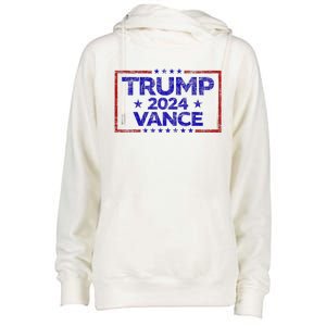 Trump 2024 Election For Republicans Trump Vance 2024 Womens Funnel Neck Pullover Hood