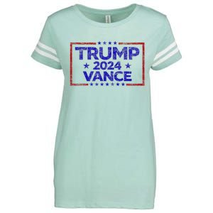 Trump 2024 Election For Republicans Trump Vance 2024 Enza Ladies Jersey Football T-Shirt