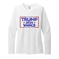 Trump 2024 Election For Republicans Trump Vance 2024 Womens CVC Long Sleeve Shirt