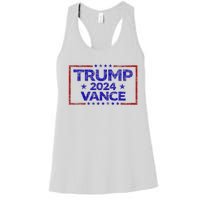 Trump 2024 Election For Republicans Trump Vance 2024 Women's Racerback Tank