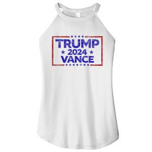 Trump 2024 Election For Republicans Trump Vance 2024 Women's Perfect Tri Rocker Tank