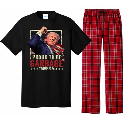 Trump 2024 Election Proud To Be Garbage Vote Trump President Pajama Set