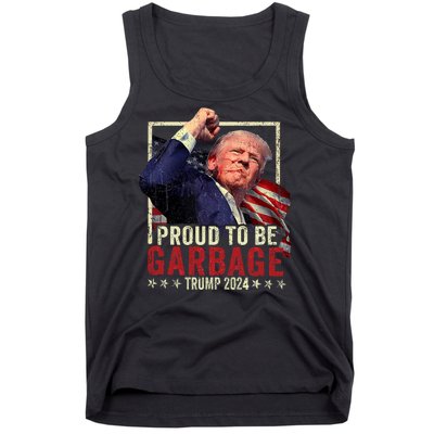 Trump 2024 Election Proud To Be Garbage Vote Trump President Tank Top