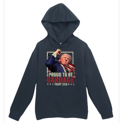 Trump 2024 Election Proud To Be Garbage Vote Trump President Urban Pullover Hoodie