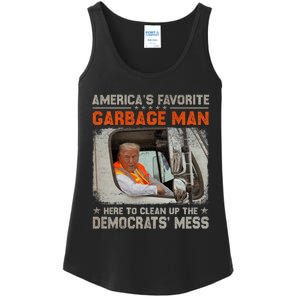 Trump 2024 Election Trump Garbage Man Vote Trump President Ladies Essential Tank