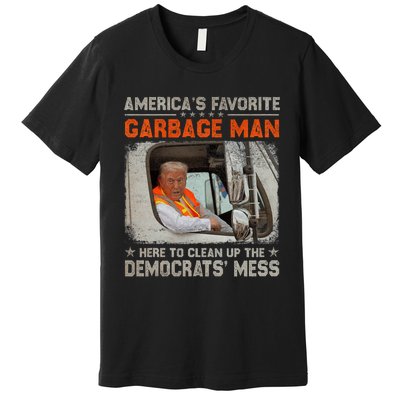 Trump 2024 Election Trump Garbage Man Vote Trump President Premium T-Shirt